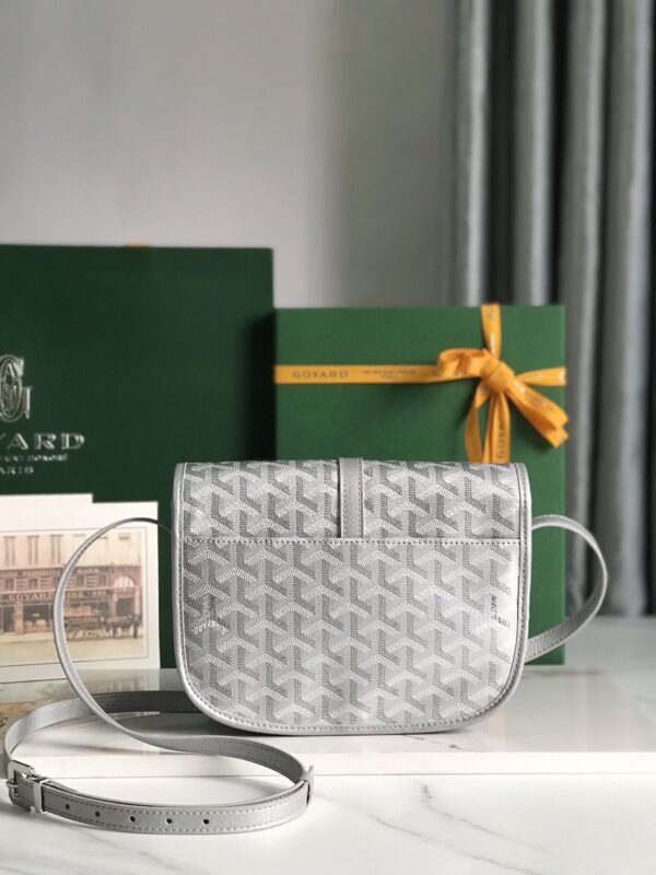 Goyard Belvédère Y-shaped Handbag – Silver - Image 4