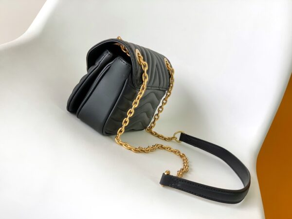 Louis Vuitton Wave Small Chain Bag - Black - Image 4