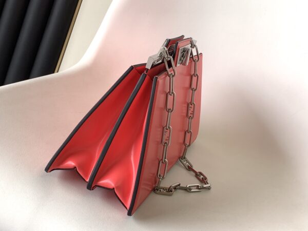 Fendi Peekaboo Cut Medium Bag - Peach - Image 2