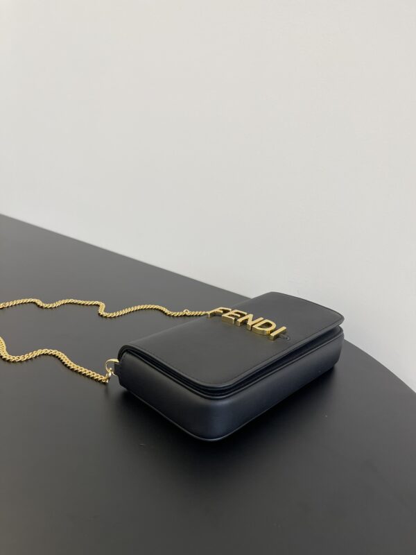 Fendi Graphy's New Chain Bag - Black - Image 5