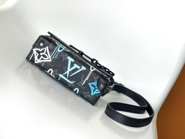 Louis Vuitton Steamer Mini Handbag - Blue - Image 3