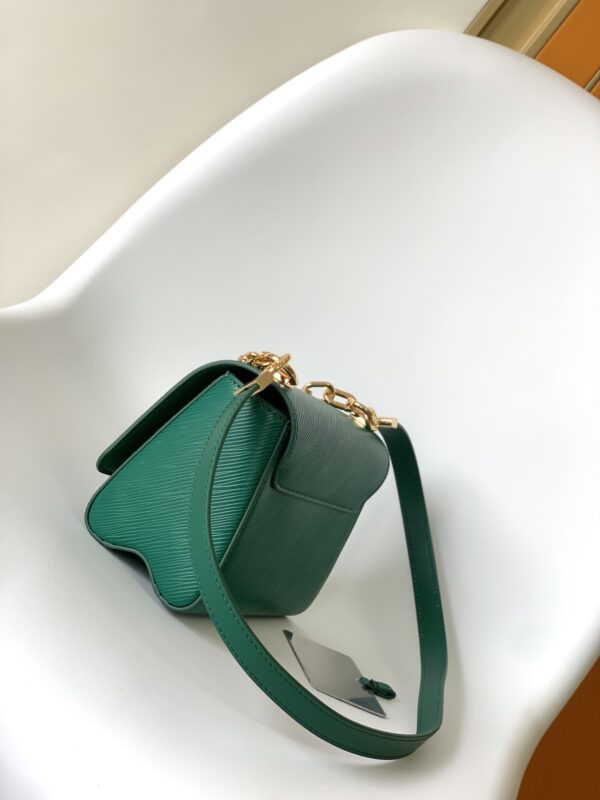 Louis Vuitton Twist Medium Handbag – Green - Image 5