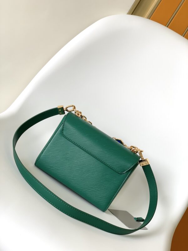 Louis Vuitton Twist Medium Handbag – Green - Image 4