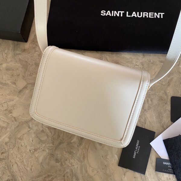 YSL Monogram Cross-body Shoulder Small Handbag - White - Image 3
