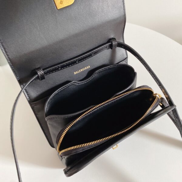 Balenciaga Square Box B Bag - Black - Image 2