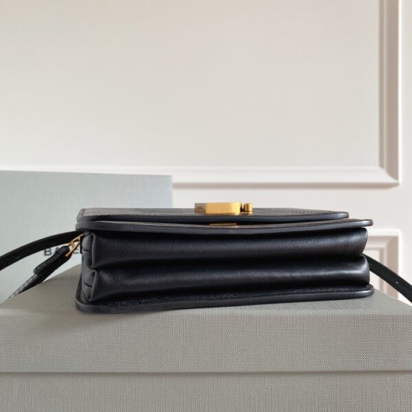 Balenciaga Square Box B Bag - Black - Image 4