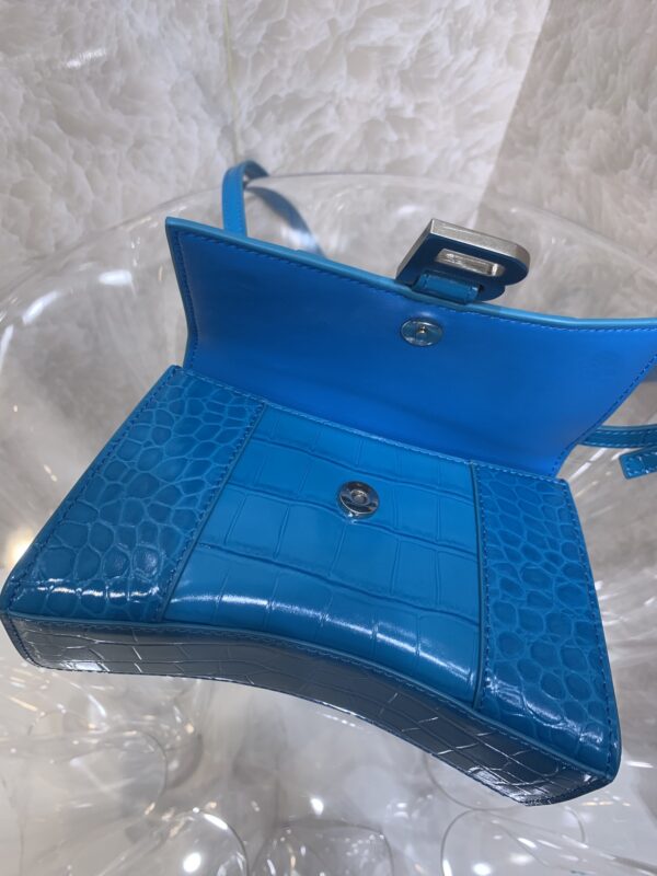 Balenciaga Heavyweight Hourglass Small Bag - Blue - Image 2