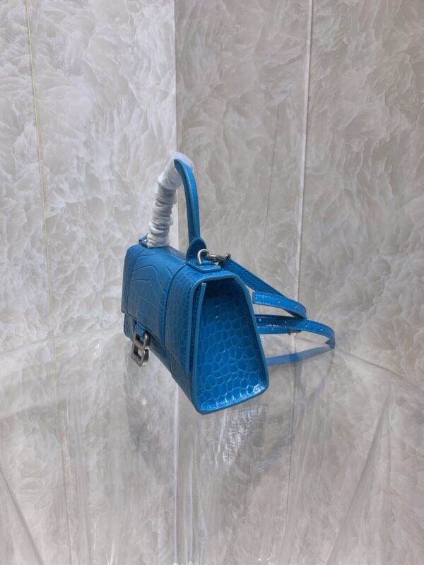 Balenciaga Heavyweight Hourglass Small Bag - Blue - Image 5