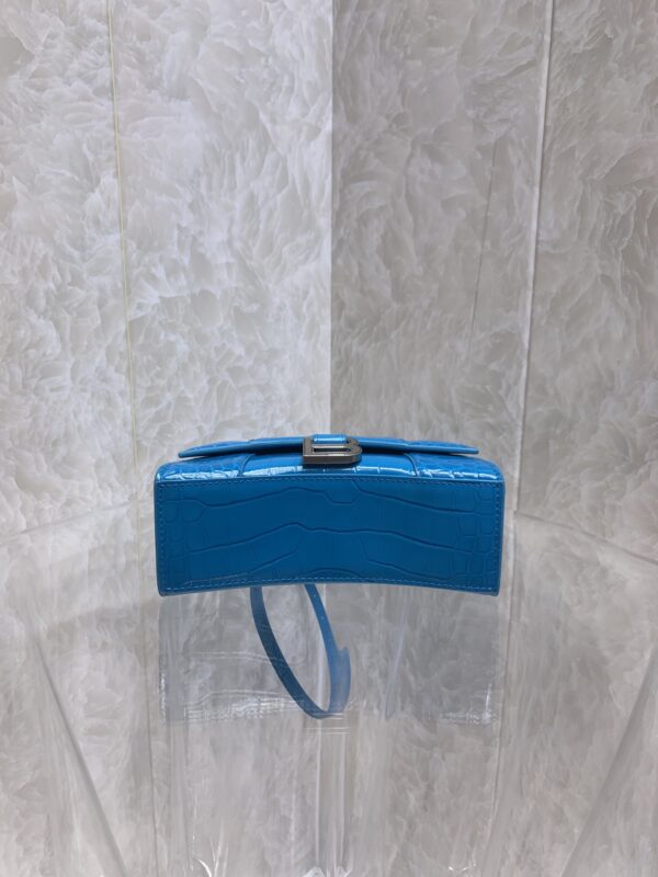 Balenciaga Heavyweight Hourglass Small Bag - Blue - Image 3