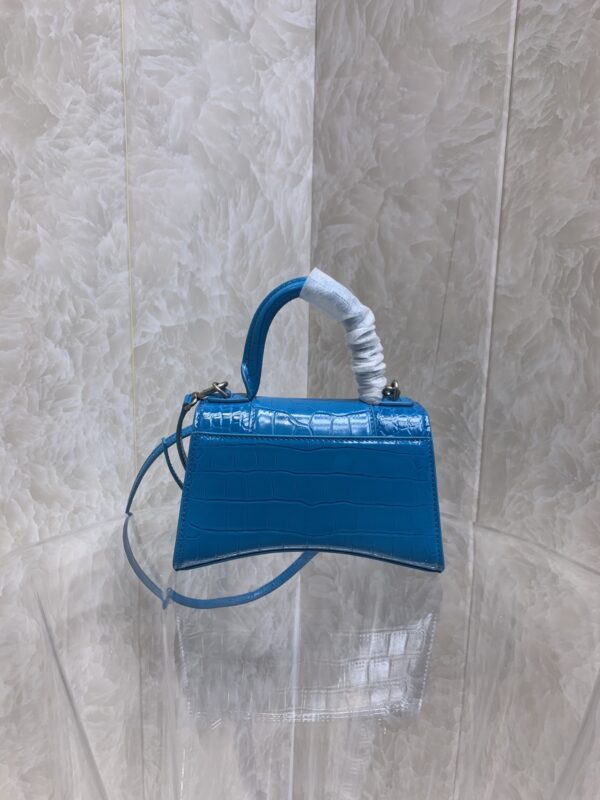 Balenciaga Heavyweight Hourglass Small Bag - Blue - Image 4