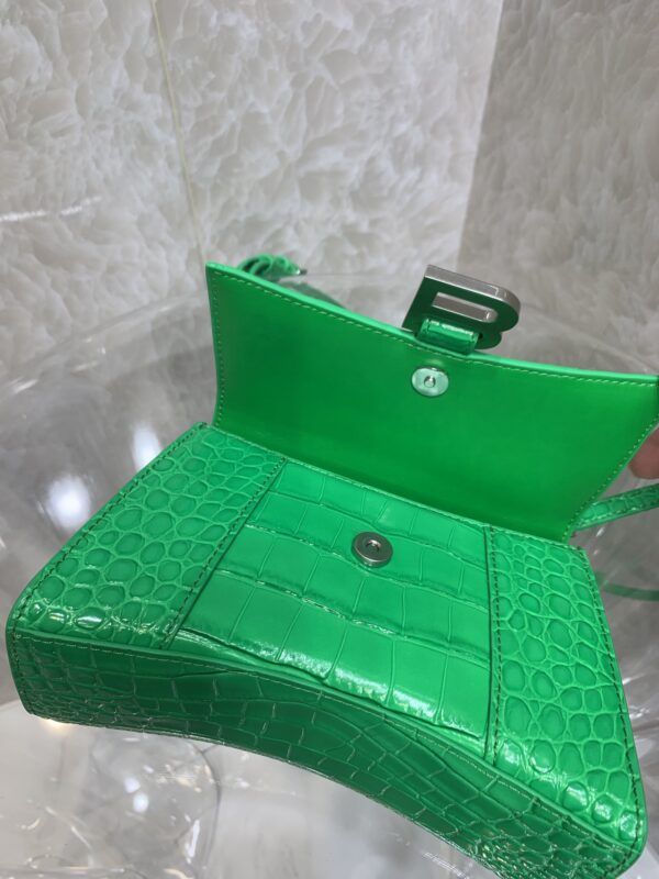 Balenciaga Heavyweight Hourglass Large Bag - Green - Image 4
