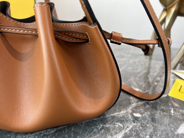 Fendi Pomodorino Mini Handbag - Brown - Image 3