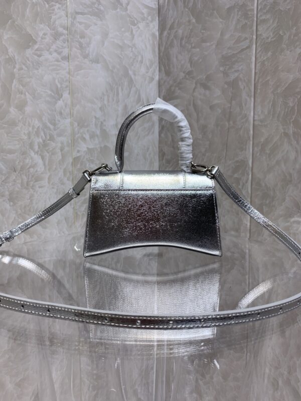 Balenciaga Heavyweight Hourglass Small Bag - Silver - Image 5
