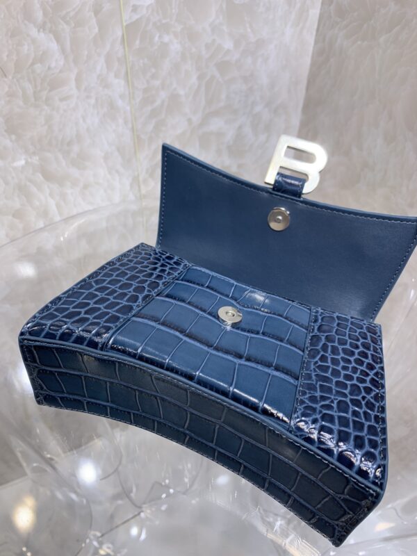 Balenciaga Heavyweight Hourglass Small Bag - Dark Blue - Image 3