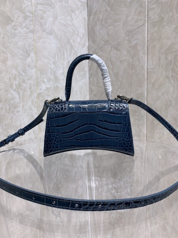 Balenciaga Heavyweight Hourglass Small Bag - Dark Blue - Image 5