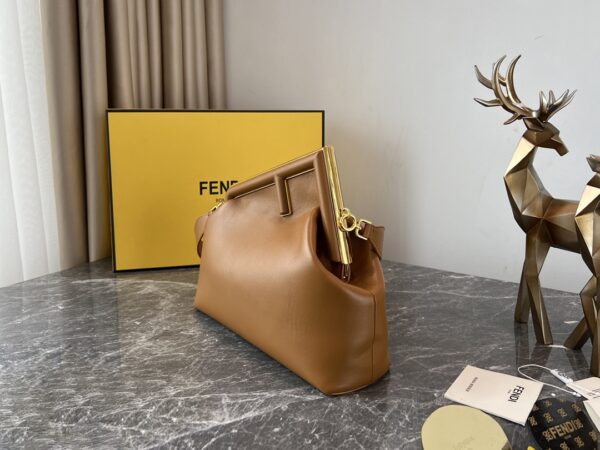 Fendi First Large Handbag – Brown - Image 5