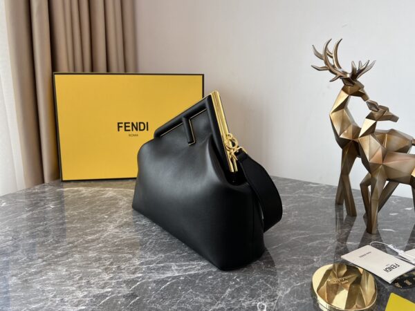 Fendi First Large Handbag – Black - Image 5