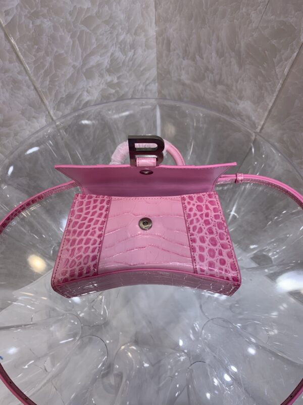 Balenciaga Heavyweight Hourglass Small Bag - Pink - Image 3