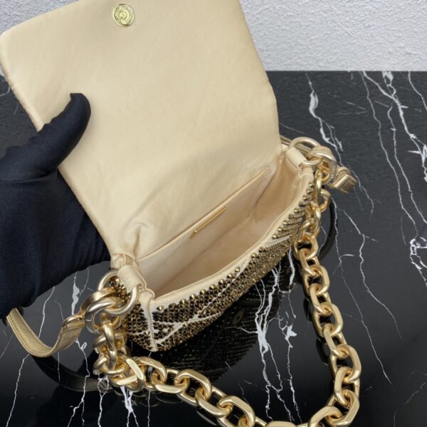 Prada New Crystal Bag - Gold - Image 2