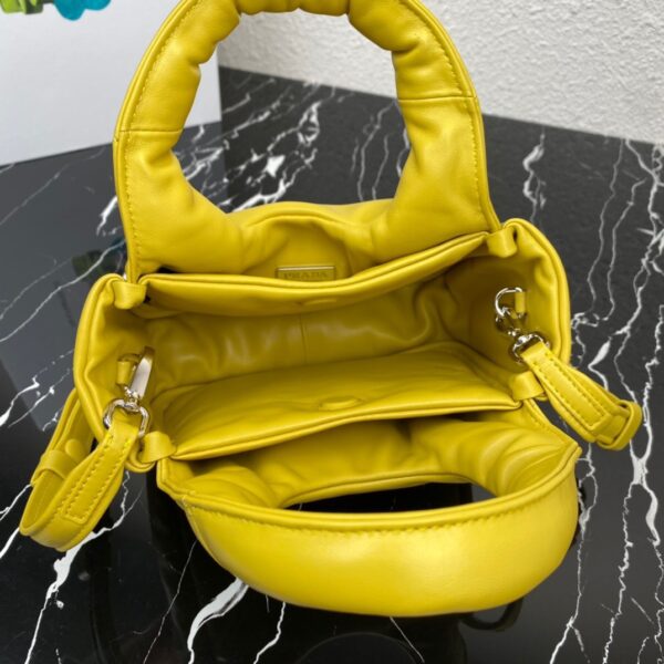 Prada Small Vegetable Basket Handbag - Yellow - Image 2