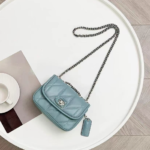 Coach Pillow Madison First-layer Armpit Crossbody Women's Bag - Blue