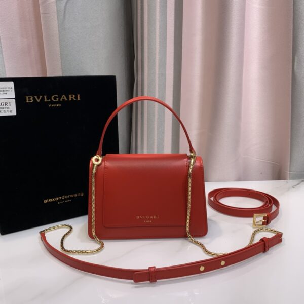 Bulgari Enamel Snake Eyes WangxBvlgar Handbag - Red - Image 4