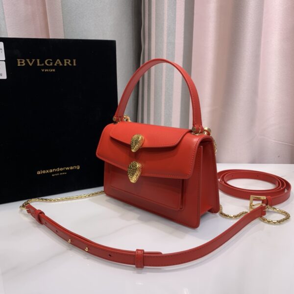 Bulgari Enamel Snake Eyes WangxBvlgar Handbag - Red - Image 5