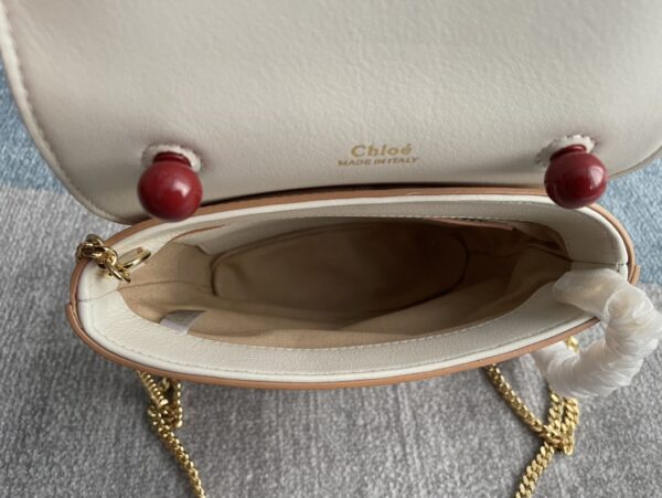 Chloe Small Aby Lock Handbag - Cream - Image 2