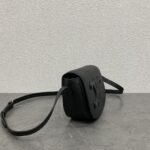 Celine Folco Saddle Bag - Black - Image 5