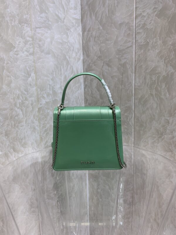Bulgari Serpenti Snake Head-shaped Buckle Handbag – Green - Image 4